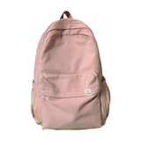 Maxbell Solid Color Backpack Lightweight for Camping Outdoor Activities Short Trips Pink