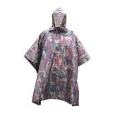 Maxbell Waterproof Rain Poncho, Multifunction Outdoor Camouflage Raincoat, for Hunting Camping and with Grommet Corners for Shelter Use
