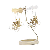 Maxbell Spinning Tea Light Candle Holder Candle Lover Ornament Rotating Candlestick Women Men