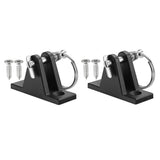 Max 2 Piece Boat Marine Deck Hinge Mount Bimini Top Deck Hinges Fitting Hardware