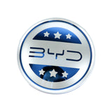 Maxbell Car Steering Wheel Emblem Sticker 9.5cm Auto Interior Accessory for Byd blue