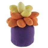 Max Artificial Succulent Plants Bamboo Charcoal Bags Car Decor Ornaments Orange