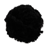 Max 32 Meters Soft Fluffy Faux Fur Yarn for Crocheting Knitting  Black