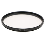 Max 8 Point Rotated Star Light Cross Screen Special Effect Lens Filter 72mm