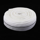 Maxbell Elastic Spool - White Sewing Elastic Band, Braided Stretchy High Elasticity Roll for DIY Crafts, Clothes, Waistband, 27 Yards