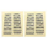 Maxbell Guitar Musical Scale Sticker Guitar Neck Fretboard Note Sticker Lables Decal