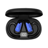 Maxbell Wireless Headset Built in Microphone HiFi V5.2 for Sports Fitness Workout Blue