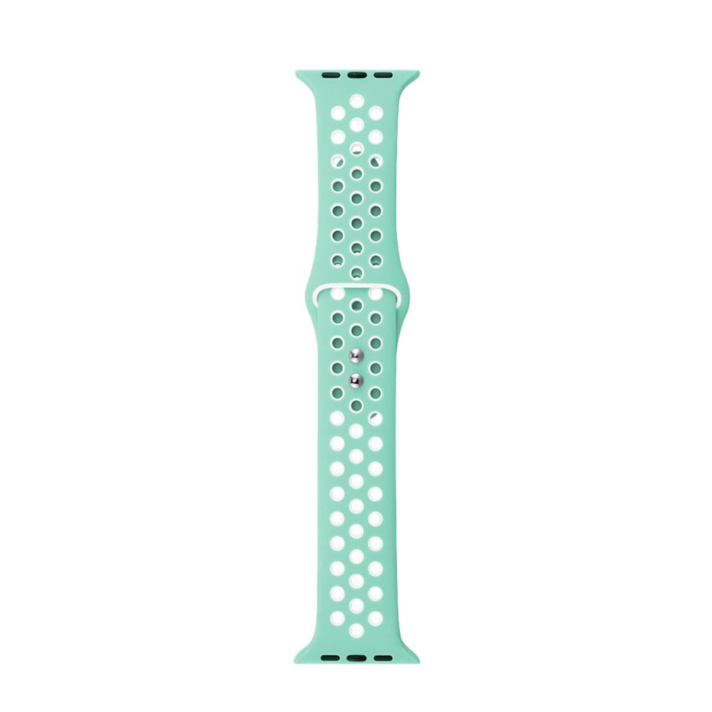 Maxbell Apple 1234 Universal Sports Double-button Silicone Gel Watchband 7