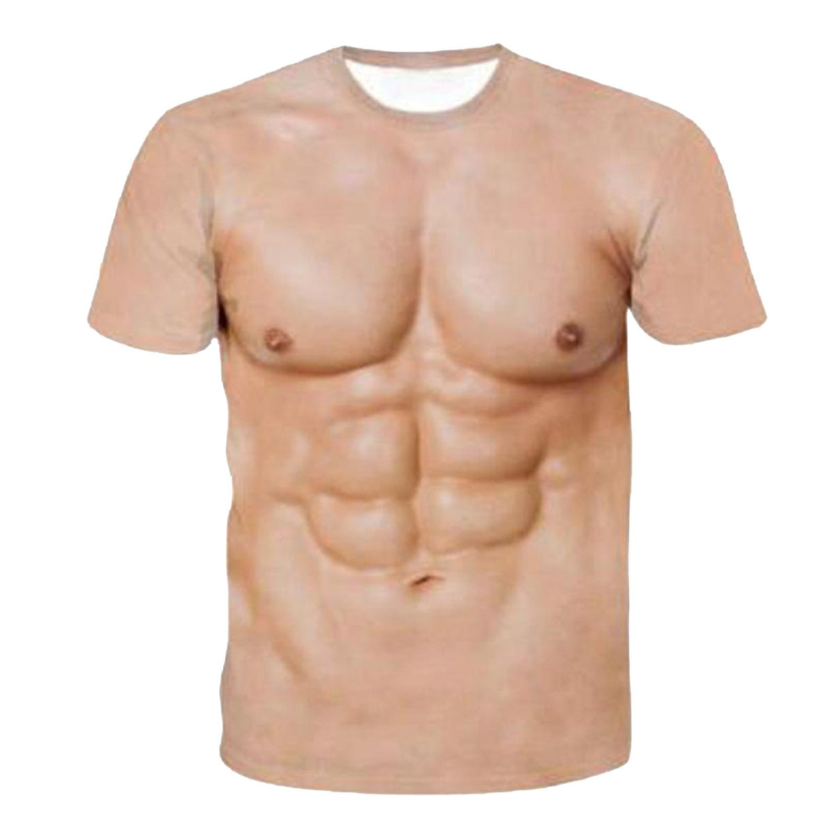 Maxbell 3D Graphic Digital Printed MuscleT-shirt Men Christmas Halloween S