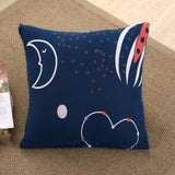 Max Pillowcases 18x18 Inch Home Decor Pillow Case Green Star Night