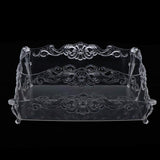 Maxbell Pro Cosmetic Storage Makeup Holder Display Rack 2 Large Slots Transparent