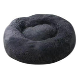 Max Pet Dog Sleeping Bed Indoor Pet Round Cozy Comfort Bed Nest  Dark Gray-40cm