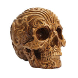 Maxbell Resin Totem Skull Statue Craft Statues Decoration Art Figurines Brown