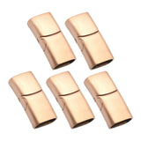 Maxbell 5x Magnetic Jewelry Findings Clasps Bracelet Connector Buckle Rose Gold S