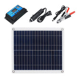 Maxbell 20w Solar Panel 10A 12V 24V Battery Charger Controller with Cable Fuse Clip