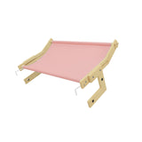Maxbell Cat Window Perch Blanket Sturdy Window Hanging Bed Hammock for Indoor Cats L Pink