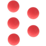 Maxbell 2.5'' EVA Ball Bouncy Balls Soft Foam Balls Pet Kid Toys Pack of 5 Red