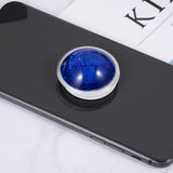 Maxbell Glitter Dynamic Starry Sky Sand Popular Phone Holder Finger Ring  Blue