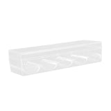 Maxbell Acrylic Chips Case Holds 100 Chips Holder 5 Grids Organizer for Party
