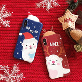 Max Christmas Moose Polar Bear Mobile Phone Soft Shell for iPhone  iPhonex xs