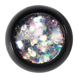 Max Maxb Nail Art Glitters Shimmer Sequins Flakes Paillette for Face Eyes Cheek Purple