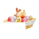 Maxbell Door Frame Door Decoration Sign Easter Sign for Door Photo Props Spring 22cmx14.9cm