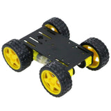 Maxbell 1 to 120 motor - C101 smart car chassis Remote control toy car Black