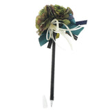Max Artificial Flower Guest Book Signing Pen Wedding Party Supplies Deep Green