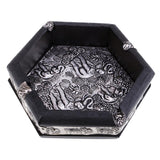 Maxbell Original Exquisite Elephants Style Floral Ashtrays Wood Crafts 13x13x4.3cm