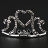 Maxbell Mini Tiara Princess Crystal Crown Hair Comb Headpiece Hair Jewelry Silver