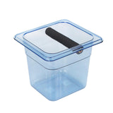 Maxbell Coffee Ground Knock Container Bin Durable for Western Restaurants Cafe Hotel Large blue