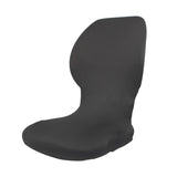 Maxbell Elastic Swivel Computer Chair Cover Office Seat Slipcover Protector DarkGrey