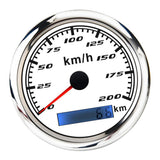Maxbell Marine Car Digital GPS Speedometer Gauge 0-200 km/h Pulse Signal White