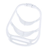 Max 1/12 Dollhouse Miniature Metal 2-Tier Fruit Basket Stand Kitchen Accs White