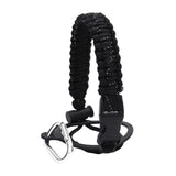 Maxbell Wide Mouth Bottle Paracord Handle Cord Braided Rope 12/18/21/24/32/40/64oz Black White dot