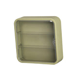 Maxbell Clear Acrylic Display Case Dustproof for Figurines Collectibles Shot Glasses Green