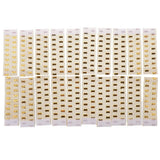 Maxbell 20pcs Rhinestone Napkin Rings Adornment For Wedding Party Gold
