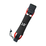 Maxbell Surfboard Leash Paddle Board Leash Surfing Accessories TPU Outdoor SUP Strap 10ft Red