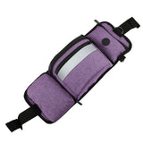 Maxbell Pet Pocket Waist Clip Bag Multi Purpose Washable for Walking Jogging Hiking Purple