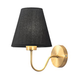 Maxbell Modern Wall Lights Fixture E27 Lamp Shade for Dining Room Indoor Staircase black
