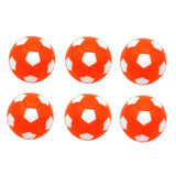 Maxbell 6pcs 32mm Table Soccer Football Foosball Balls Fussball Replacement Orange