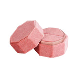 Maxbell Ring Box Holder Case Elegant and Luxurious Display Box for Engagement Gifts Pink