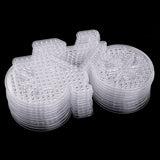 Max 10 Pieces Plastic Fuse Beads Pegboards Clear Template Kids Crafts Bicycle