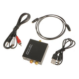 Maxbell Digital Optical Coaxial S/PDIF TOSLINK to Analog RCA R/L Audio Converter USB