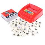 Maxbell 57 pieces/set Alphabet Letter Spelling Game Match Flashcard Word Machine Toy
