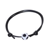 Maxbell Ball Charm Bracelet Adjustable Decorations Supplies for Sports Adults Football