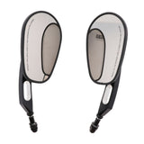 Maxbell Motorcycle Edge Cut Rear View Mirrors for Harley Softail Touring Road King XL883 Black