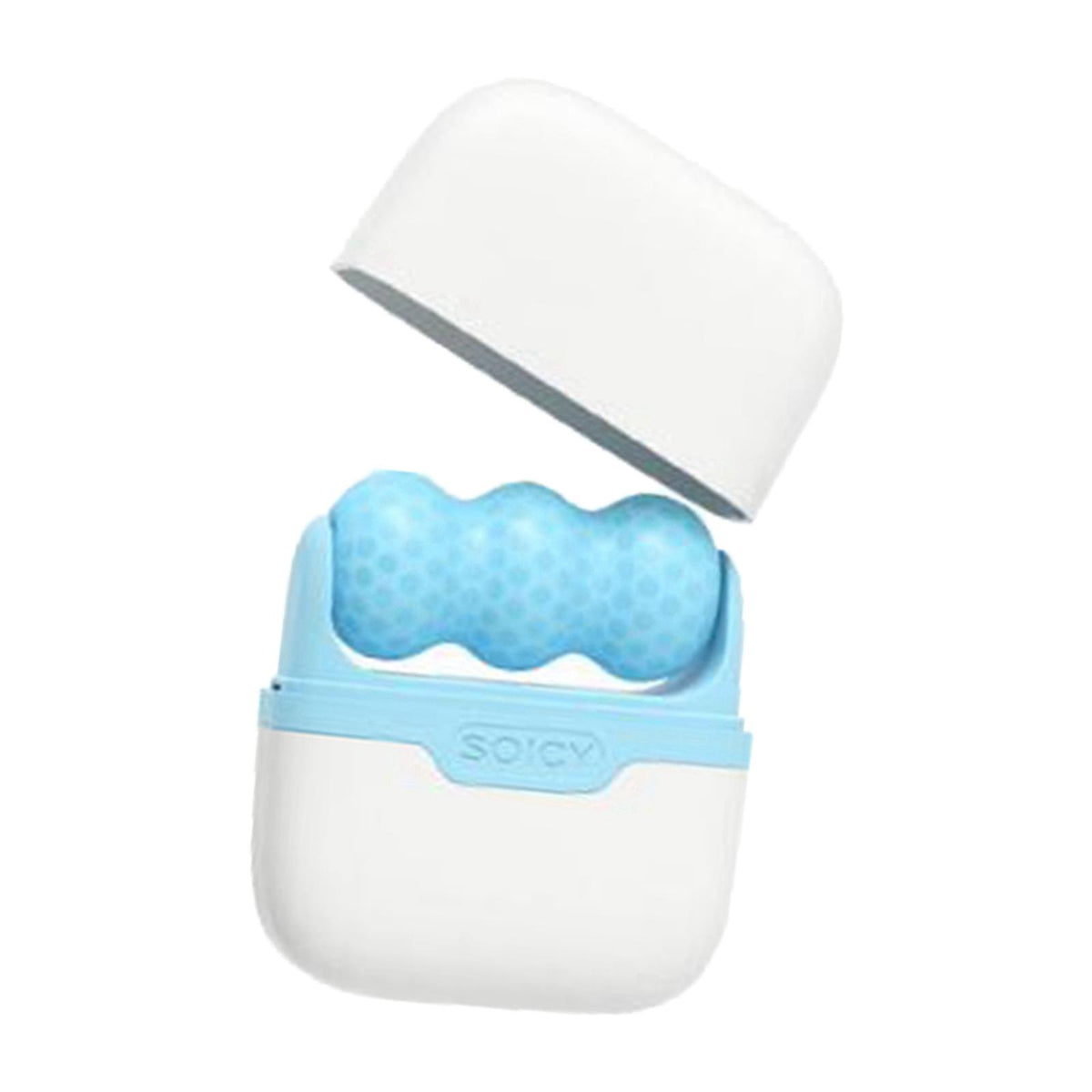 Maxbell Portable Dual Heads face roller for Face Tightening for Neck Redness Bluish