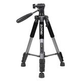 Maxbell Set of 1 Professional Portable Travel Aluminum Tripod Pan for SLR DSLR Silver
