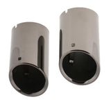 Max Maxb Auto Car Stainless Steel Exhaust Pipe Tail Muffler Tip for BMW 12-16 Black